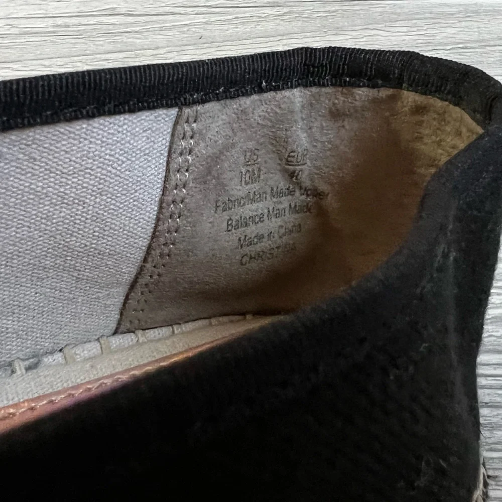 Circus by Sam Edelman Christina black canvas espadrilles size 10